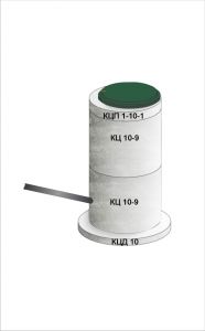 Кессон из бетонных колец (рабочий объём 1.4м³) 